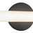 Kuzco Tectra 30" Black Dimmable LED Wall Sconce, Black