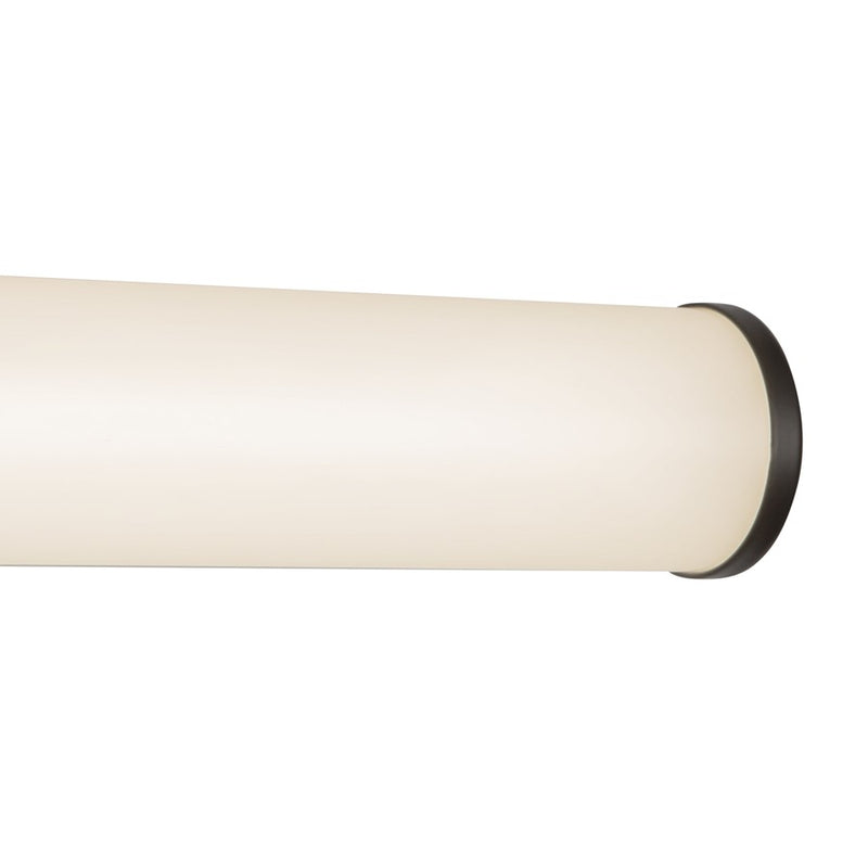Kuzco Tectra 30" Black Dimmable LED Wall Sconce, Black