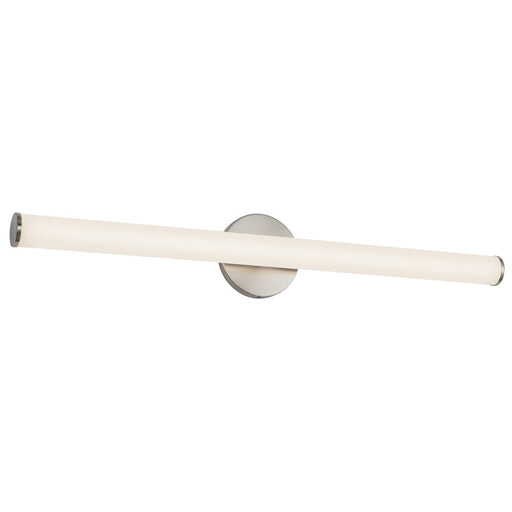 Kuzco Tectra 30" Silver Dimmable LED Wall Sconce, Brushed Nickel