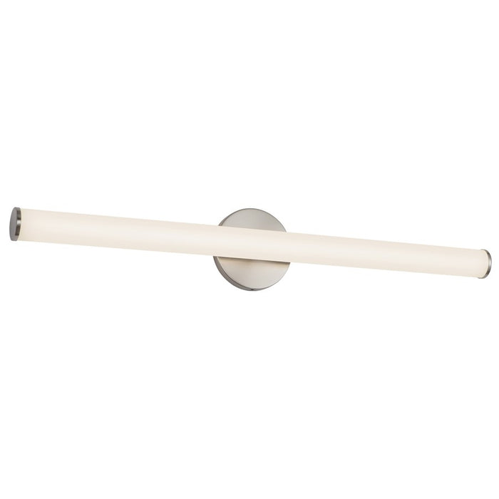 Kuzco Tectra 30" Silver Dimmable LED Wall Sconce, Brushed Nickel