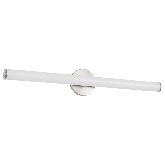Kuzco Tectra 30" Silver Dimmable LED Wall Sconce, Brushed Nickel
