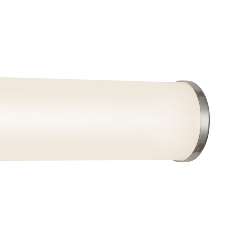 Kuzco Tectra 30" Silver Dimmable LED Wall Sconce, Brushed Nickel