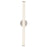 Kuzco Tectra 30" Silver Dimmable LED Wall Sconce, Brushed Nickel
