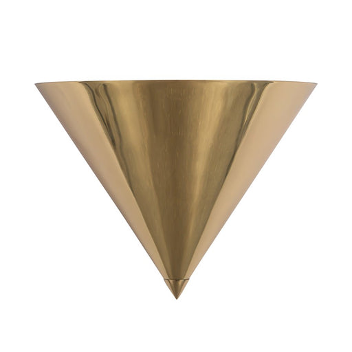 Kuzco Versus 8" Brass Wall Sconce, Patina Brass - WS341108PTB