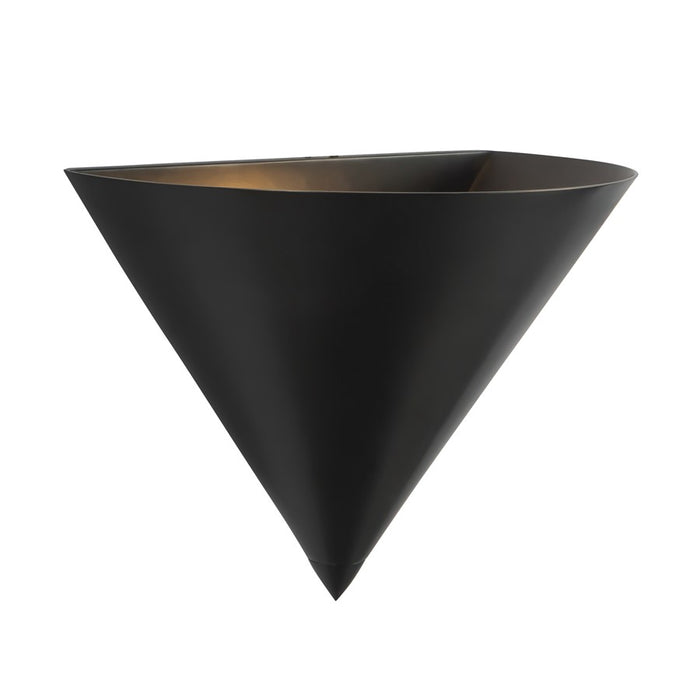 Kuzco Versus 8" Black Wall Sconce, Urban Bronze