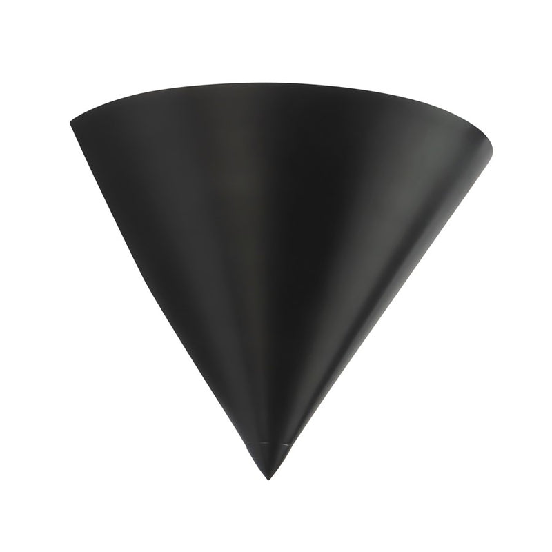 Kuzco Versus 8" Black Wall Sconce, Urban Bronze