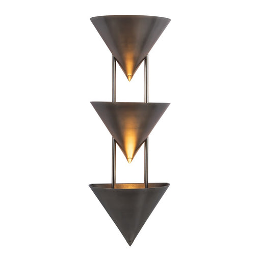 Kuzco Versus 28" Aged Steel Wall Sconce, Aged Steel - WS341328STA