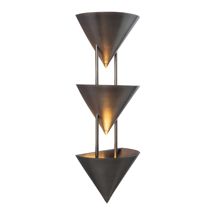 Kuzco Versus 28" Aged Steel Wall Sconce, Aged Steel