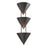 Kuzco Versus 28" Aged Steel Wall Sconce, Aged Steel