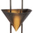 Kuzco Versus 28" Aged Steel Wall Sconce, Aged Steel