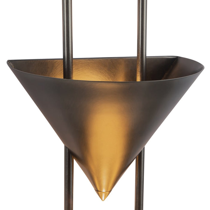Kuzco Versus 28" Aged Steel Wall Sconce, Aged Steel