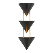 Kuzco Versus 28" Blk Wall Sconce, Urban Brz - WS341328UB