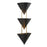 Kuzco Versus 28" Black Wall Sconce, Urban Bronze