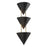 Kuzco Versus 28" Black Wall Sconce, Urban Bronze