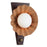 Kuzco Furrow 12" Red Wall Sconce, Peach