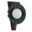 Kuzco Furrow 12" Green Wall Sconce, Pine Green