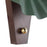 Kuzco Furrow 12" Green Wall Sconce, Pine Green