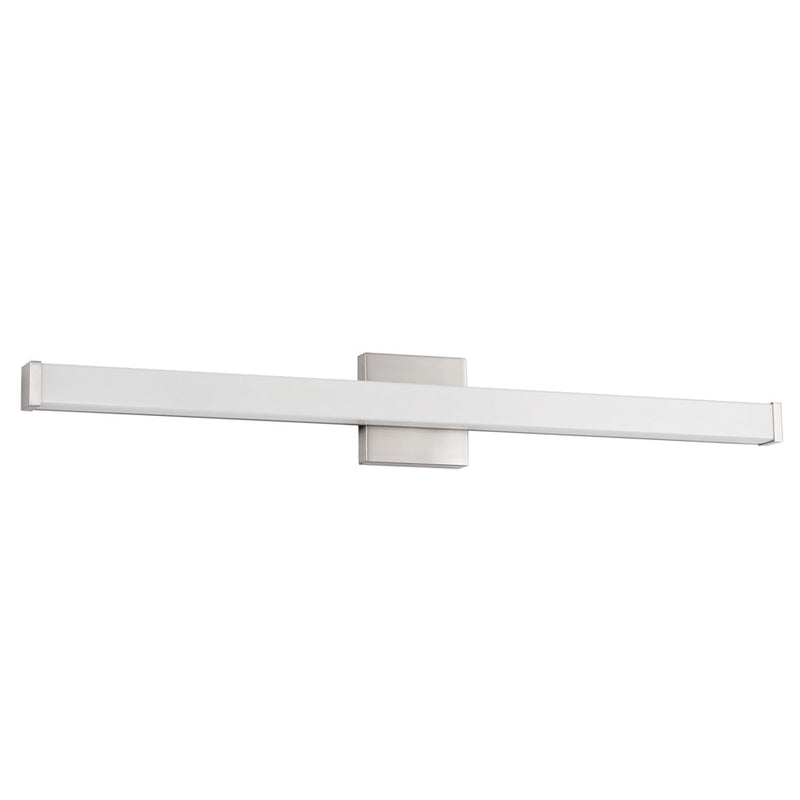 Kuzco Geri 36" Silver Dimmable LED Wall Sconce, Brushed Nickel