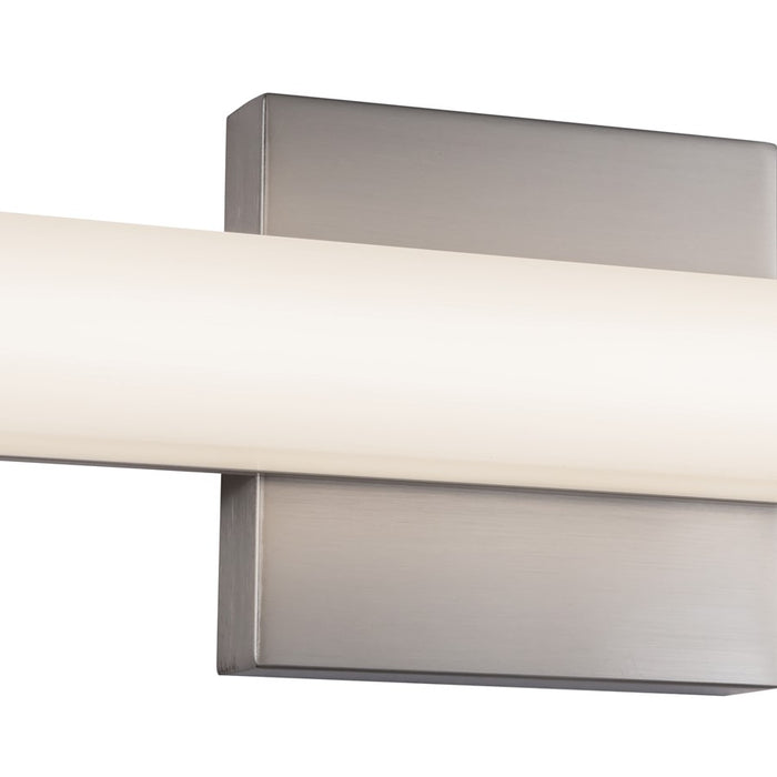 Kuzco Geri 36" Silver Dimmable LED Wall Sconce, Brushed Nickel