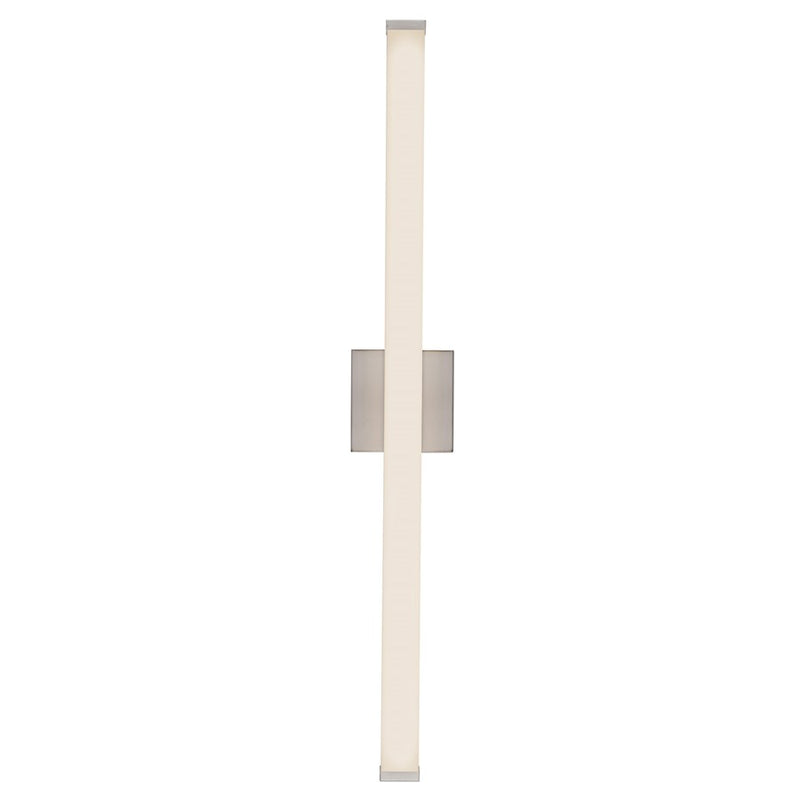 Kuzco Geri 36" Silver Dimmable LED Wall Sconce, Brushed Nickel