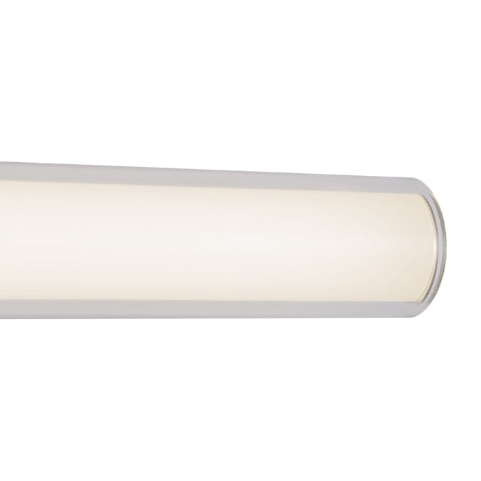 Kuzco Tole 36" Silver Dimmable LED Wall Sconce, Brushed Nickel