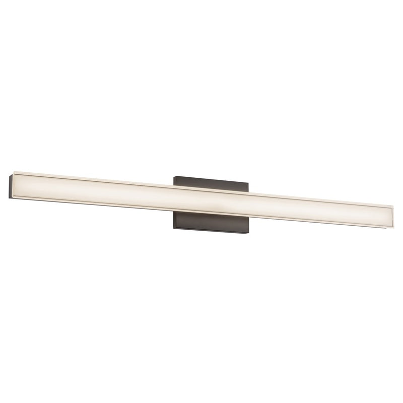 Kuzco Garland 36" Black Dimmable LED Wall Sconce, Black