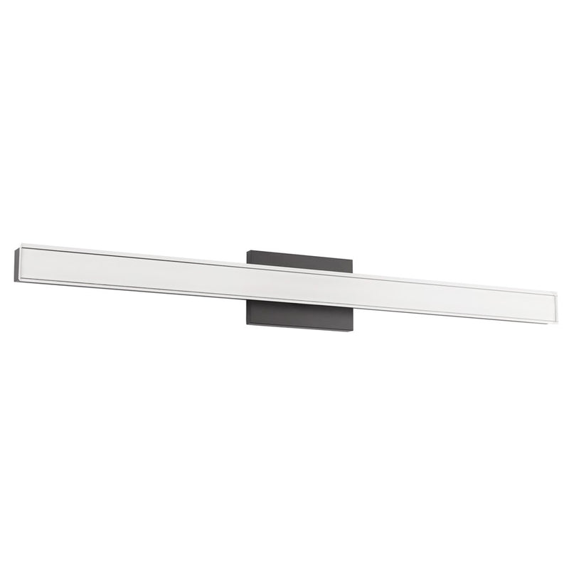 Kuzco Garland 36" Black Dimmable LED Wall Sconce, Black