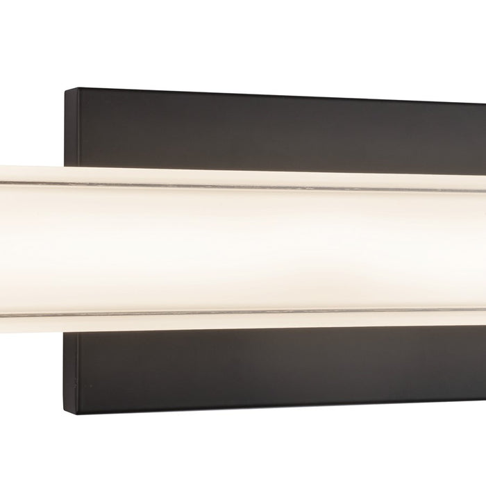 Kuzco Garland 36" Black Dimmable LED Wall Sconce, Black