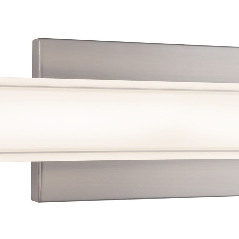 Kuzco Garland 36" Silver Dimmable LED Wall Sconce, Brushed Nickel