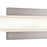 Kuzco Garland 36" Silver Dimmable LED Wall Sconce, Brushed Nickel