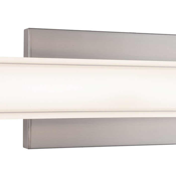 Kuzco Garland 36" Silver Dimmable LED Wall Sconce, Brushed Nickel
