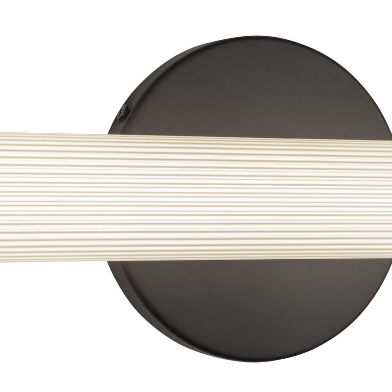 Kuzco Vire 36" Black Dimmable LED Wall Sconce, Black