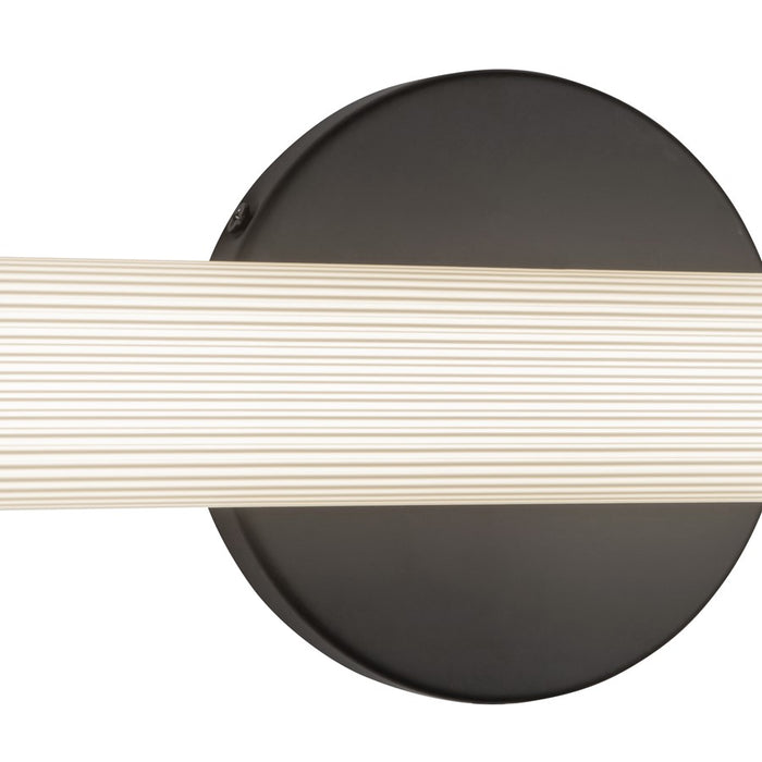 Kuzco Vire 36" Black Dimmable LED Wall Sconce, Black