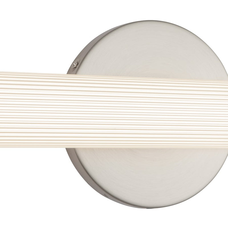 Kuzco Vire 36" Silver Dimmable LED Wall Sconce, Brushed Nickel