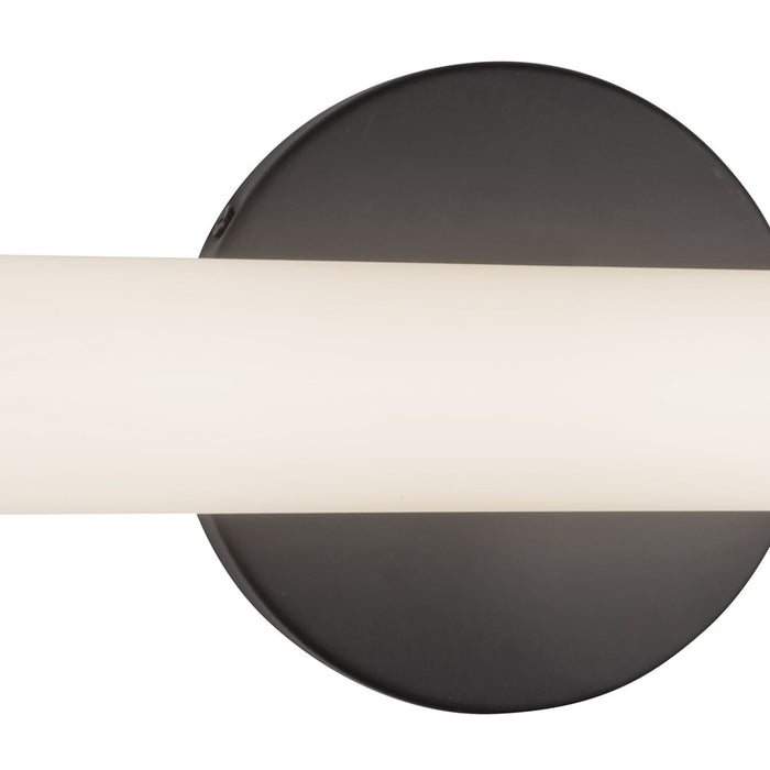 Kuzco Tectra 36" Black Dimmable LED Wall Sconce, Black
