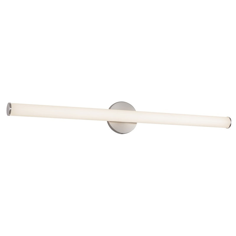 Kuzco Tectra 36" Silver Dimmable LED Wall Sconce, Brushed Nickel