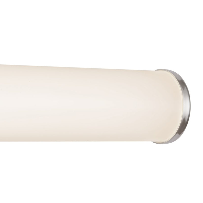 Kuzco Tectra 36" Silver Dimmable LED Wall Sconce, Brushed Nickel