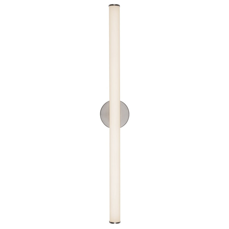 Kuzco Tectra 36" Silver Dimmable LED Wall Sconce, Brushed Nickel