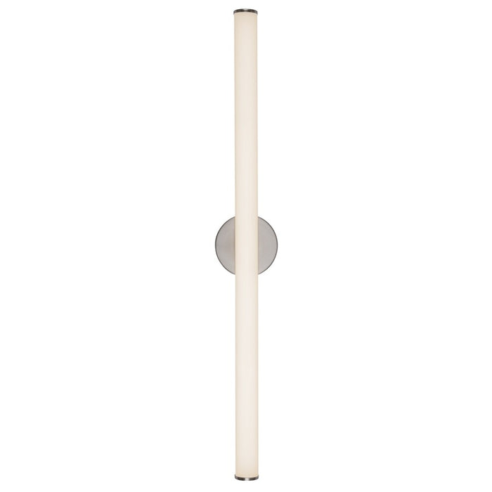 Kuzco Tectra 36" Silver Dimmable LED Wall Sconce, Brushed Nickel