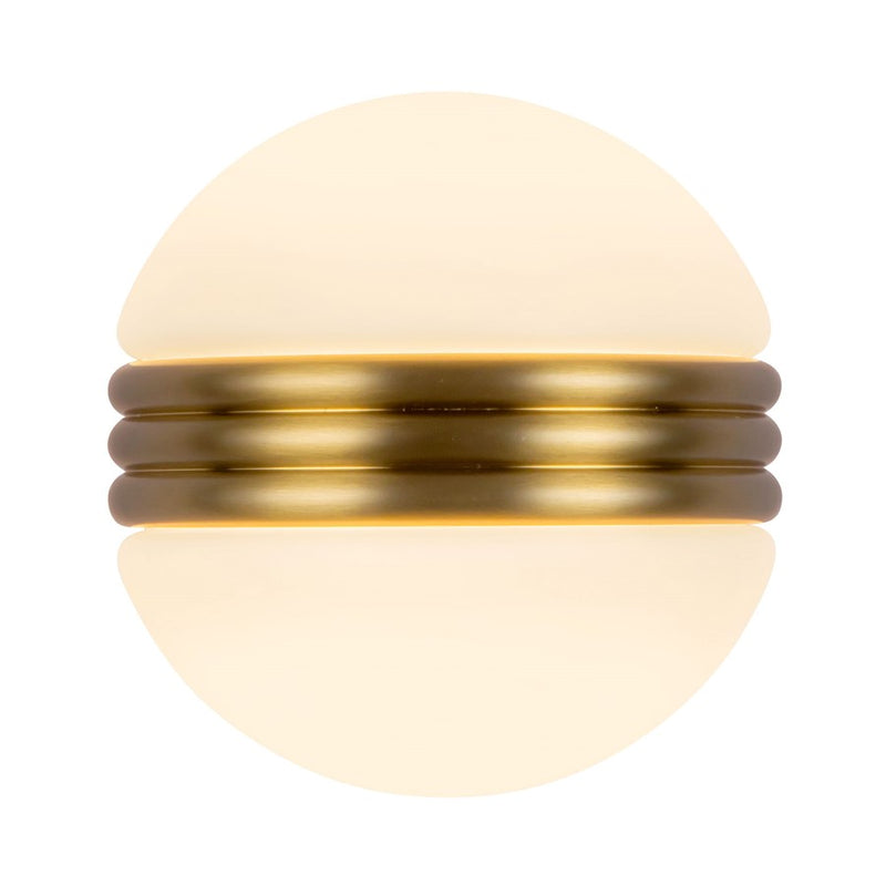 Kuzco Selene 5" Gold Dim LED Wall Sconce, Brushed Gold - WS38105-BG