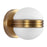 Kuzco Selene 5" Gold Dimmable LED Wall Sconce, Brushed Gold