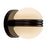 Kuzco Selene 5" Black Dimmable LED Wall Sconce, Black
