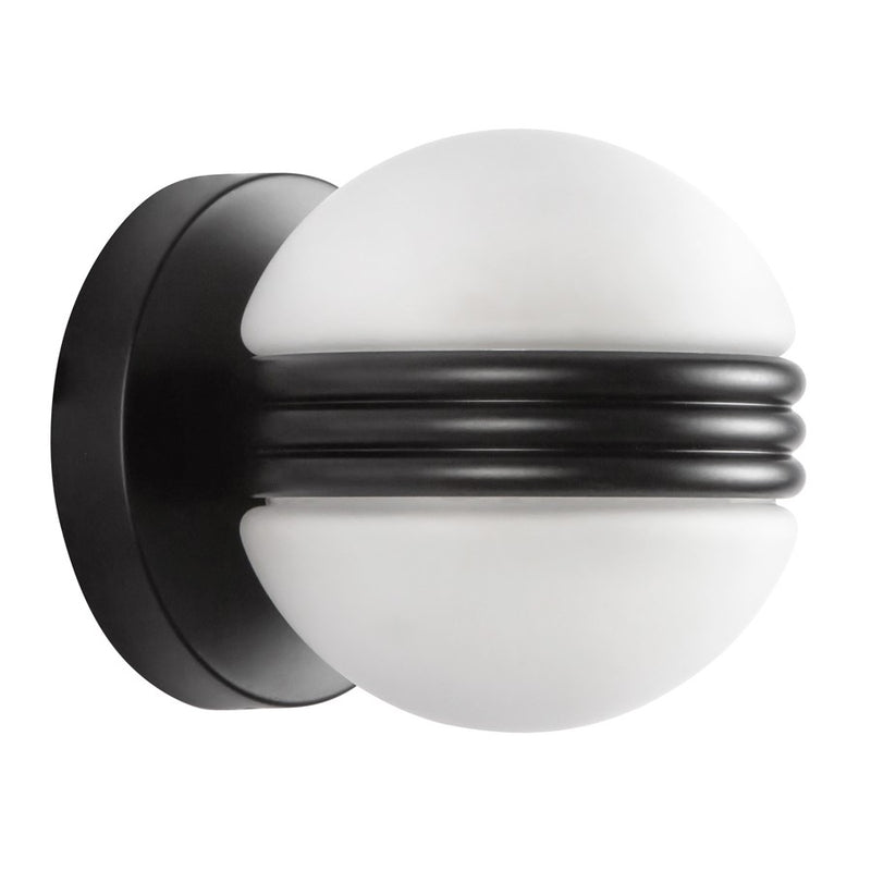Kuzco Selene 5" Black Dimmable LED Wall Sconce, Black