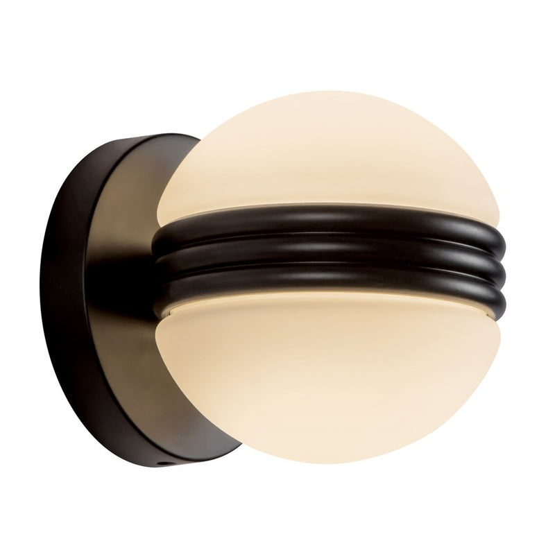 Kuzco Selene 5" Black Dimmable LED Wall Sconce, Black