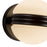 Kuzco Selene 5" Black Dimmable LED Wall Sconce, Black