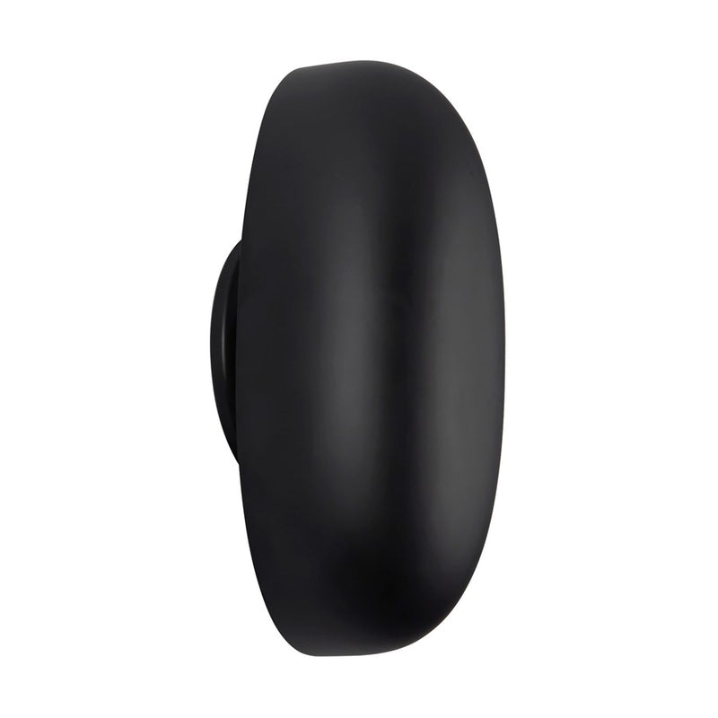 Kuzco Perle 10" Black Dimmable LED Wall Sconce, Matte Black
