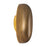 Kuzco Perle 10" Brass Dimmable LED Wall Sconce, Vintage Brass