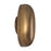 Kuzco Perle 10" Brass Dimmable LED Wall Sconce, Vintage Brass