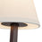 Kuzco Sloan 12" Black Wall Sconce, Matte Black/White Linen