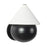 Kuzco Rowan 9" Black Dimmable LED Wall Sconce, Matte Black/White Linen